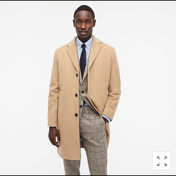 Jcrew Topcoat Ludlow Wool Cashmere Mens 